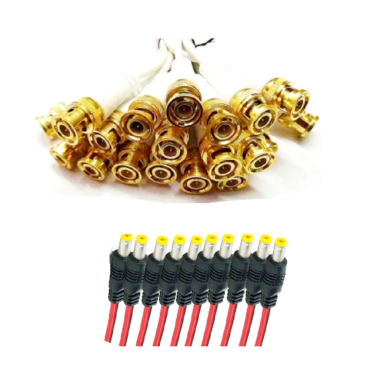 BNC Connector with with Copper Wire Connectors 18cm